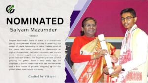 Read more about the article Congratulations to Saiyam Mazumder on His Prestigious Nomination for the CFV Spark Awards