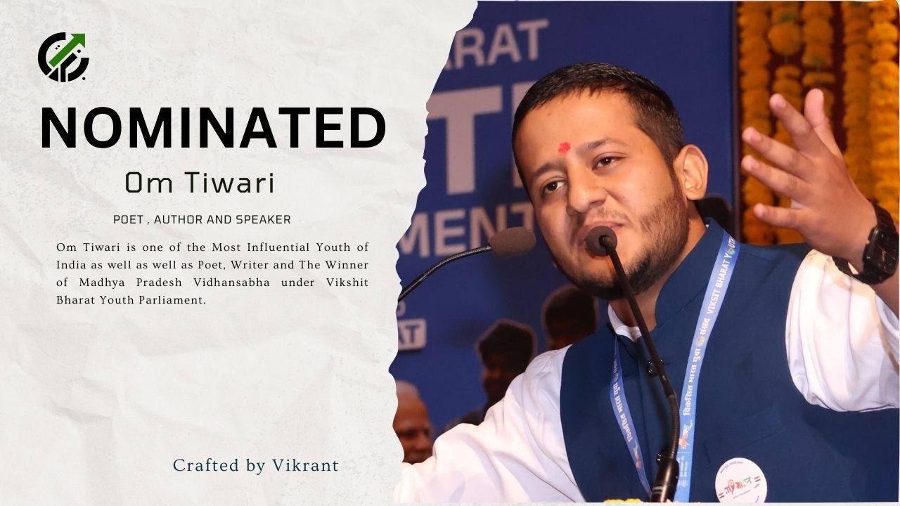 Congratulations to Om Tiwari on His Prestigious Nomination for the CFV Spark Awards